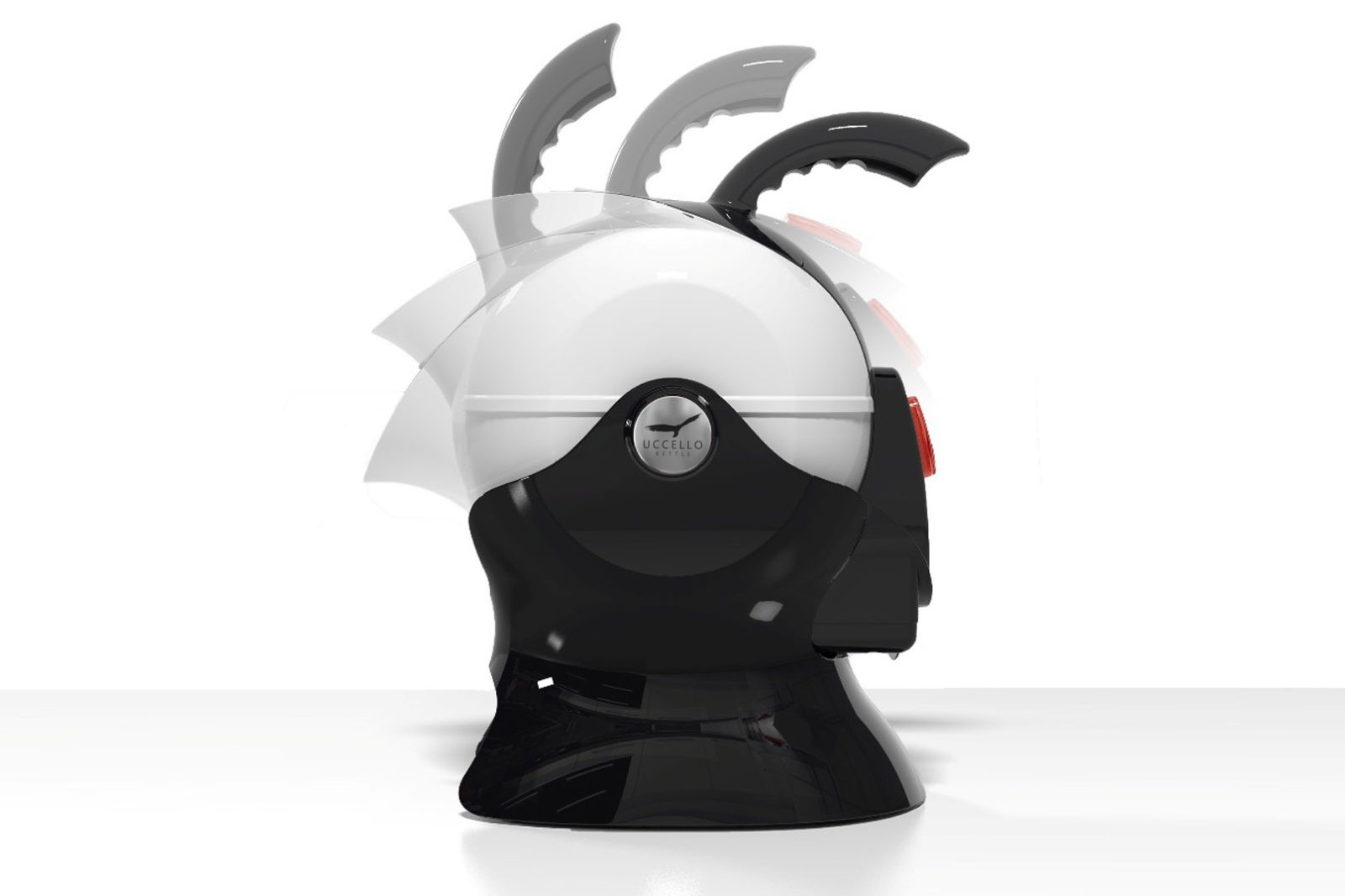 Uccello-Kettle-Black-White-Rotating